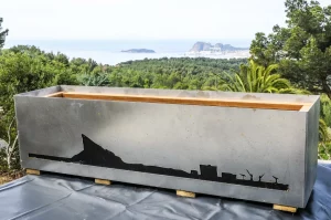 Jardinières bioclimatique acier Terre mik